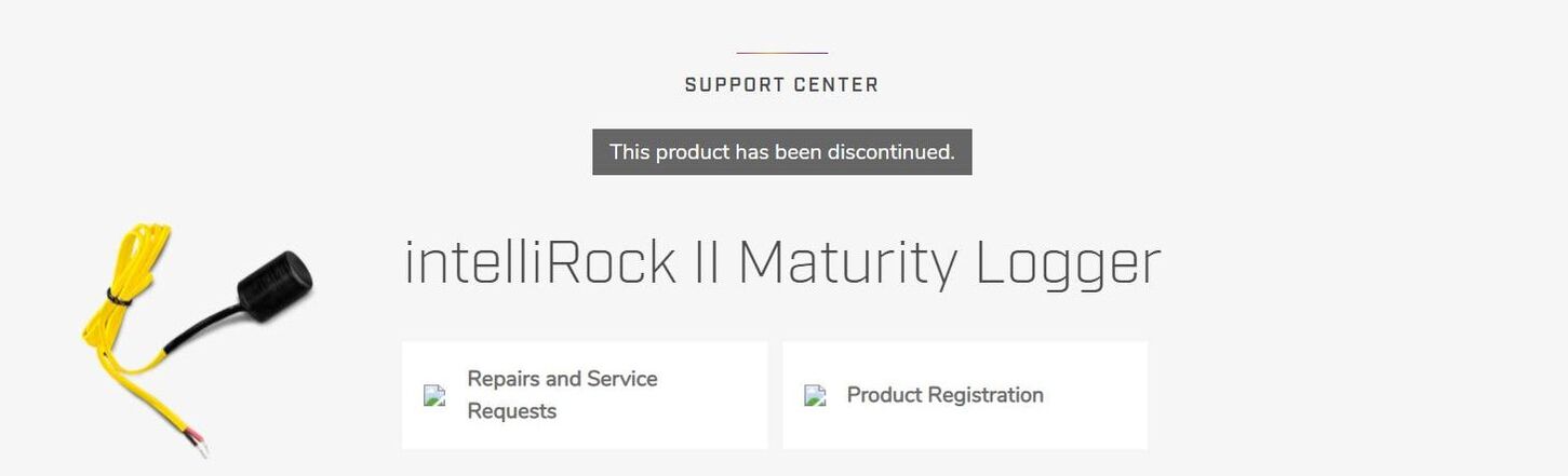 intelliRock product line discontinued by manufacturer